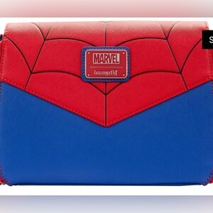 Loungefly | Bags | Nwt Loungefly Marvel Spiderman Color Block Crossbody ...